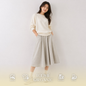 KNIT MIDI SKIRT